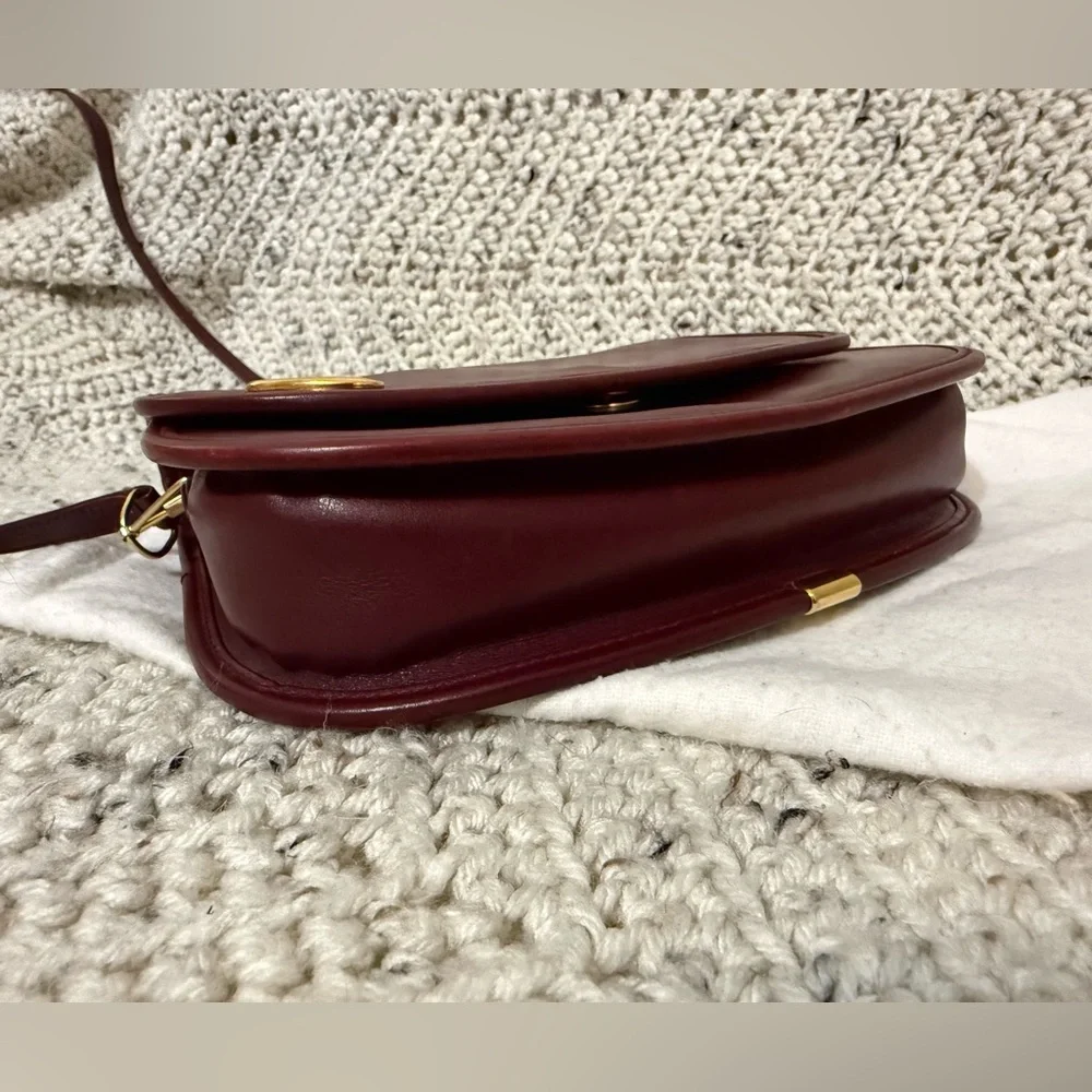 Vintage Gucci Burgundy Crossbody - Picture 8 of 12